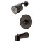 Kingston Brass Tub and Shower Faucet, Oil Rubbed Bronze KB6695EX - alternate 1